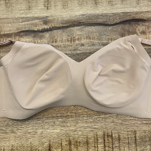 Honeylove Silhouette Bra Size M Sand Nude Wireless Stretch Removeable Cups - Picture 6 of 6